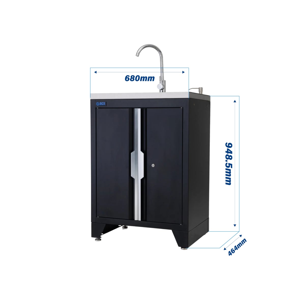 SGS Garage System Sink Unit With Tap And Soap Dispenser